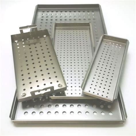 metal autoclave boxes|sterilization trays for autoclaves.